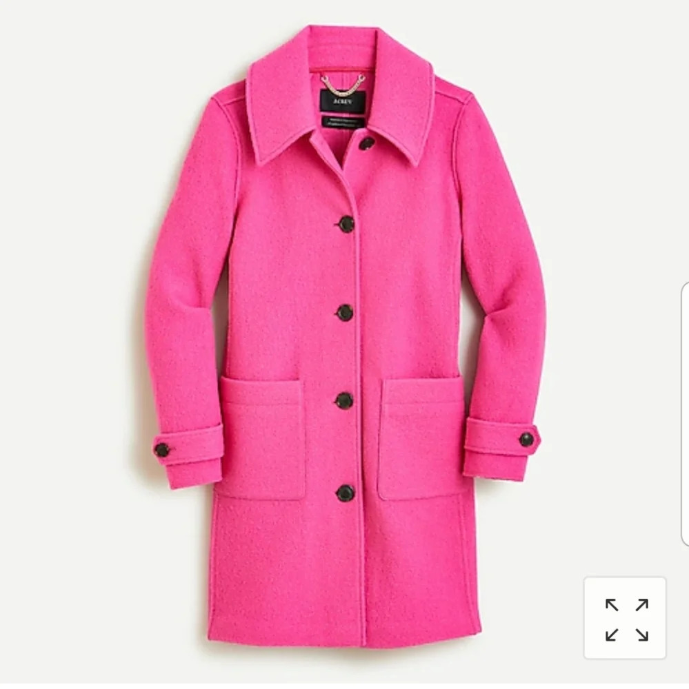 J Crew Lady Coat in Italian Boiled Wool NWT - Picture 2 of 9